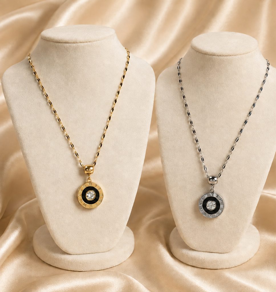 Roman numeral necklace
