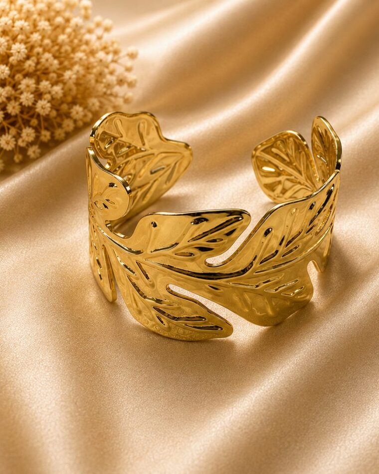 Leaf Textured Cuff