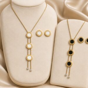 Roman Numeral Lariat Set