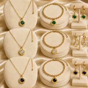 Roman Numeral Pendant Set