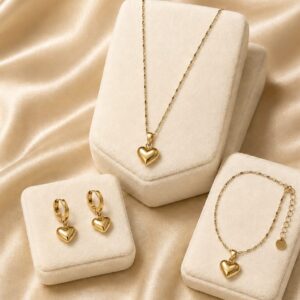 Gold Heart Set