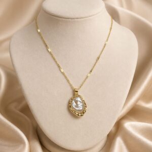French Baroque Pearl Necklace