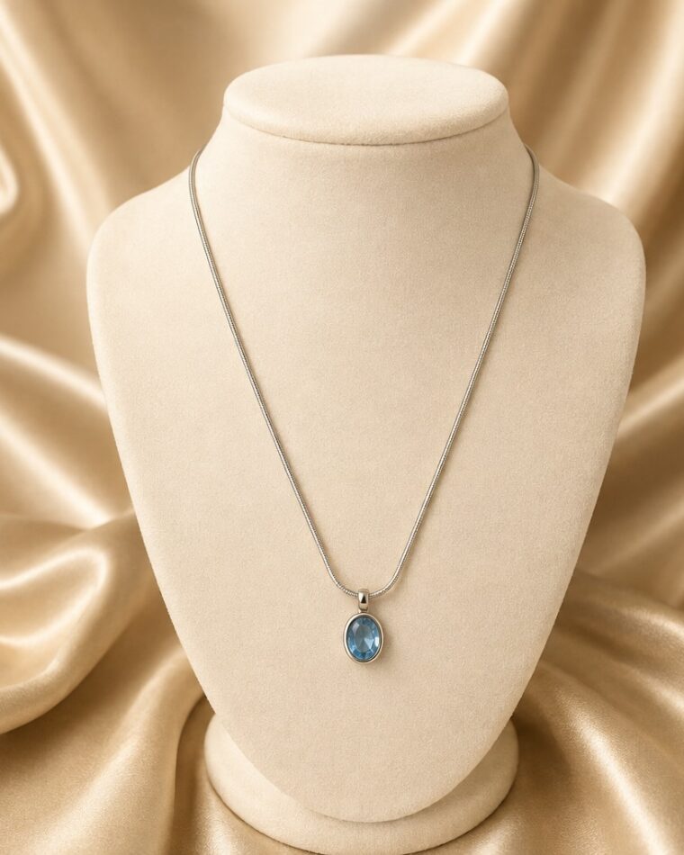 Azure Drop Necklace