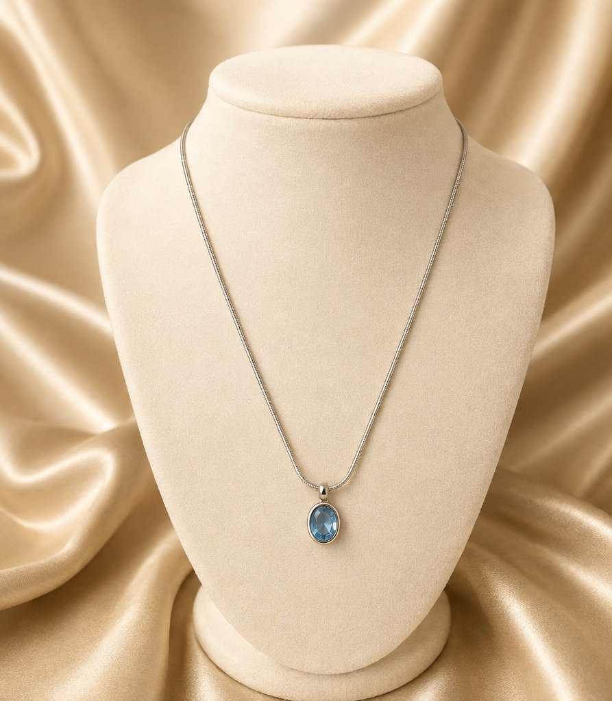 Azure Drop Necklace