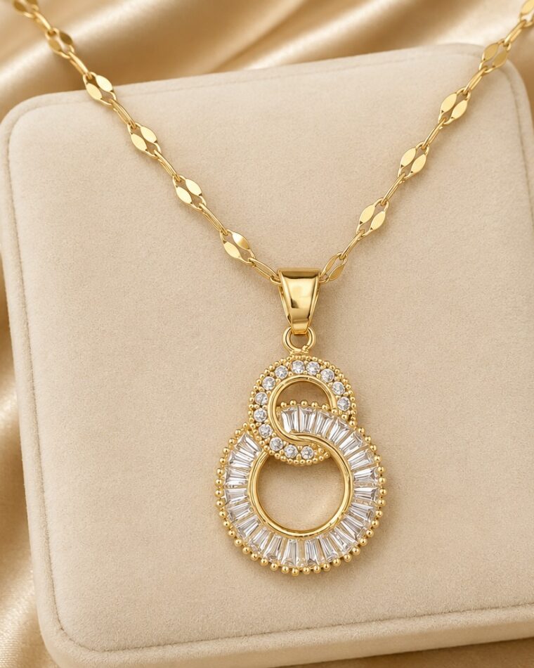 Crossover Pendant Necklace