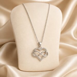Forever Intertwined Silver Necklace