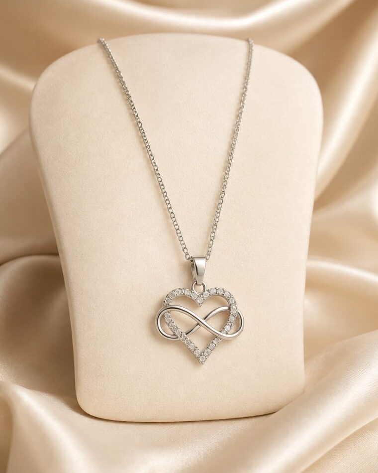 Forever Intertwined Silver Necklace