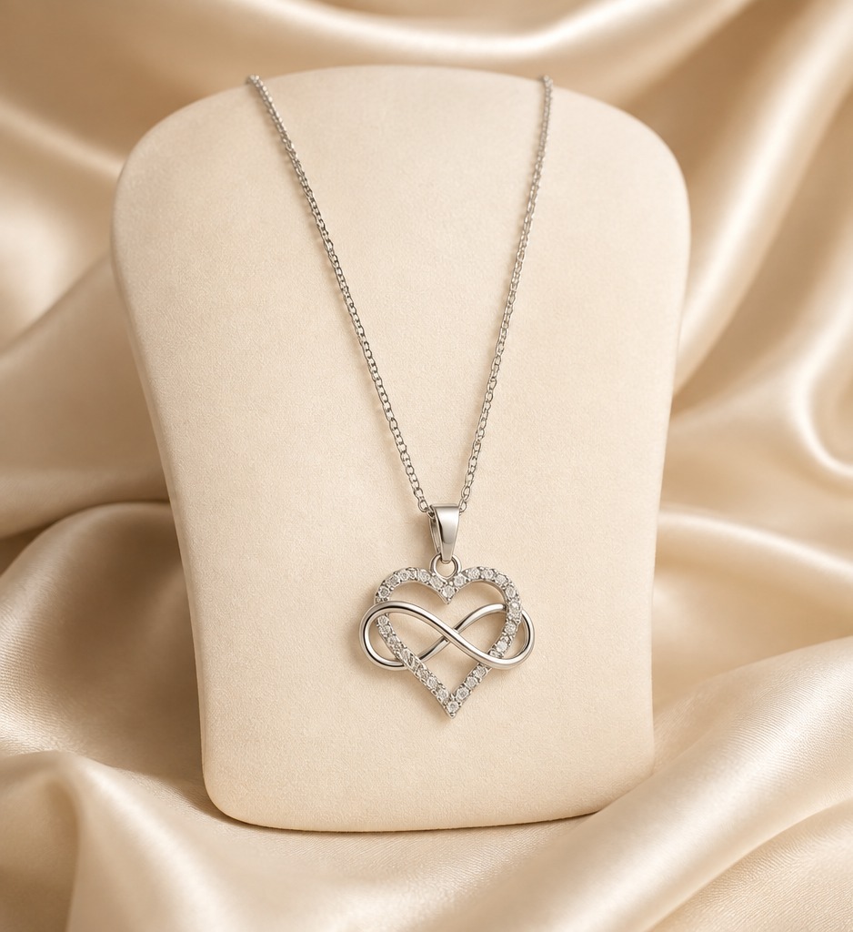 Forever Intertwined Silver Necklace