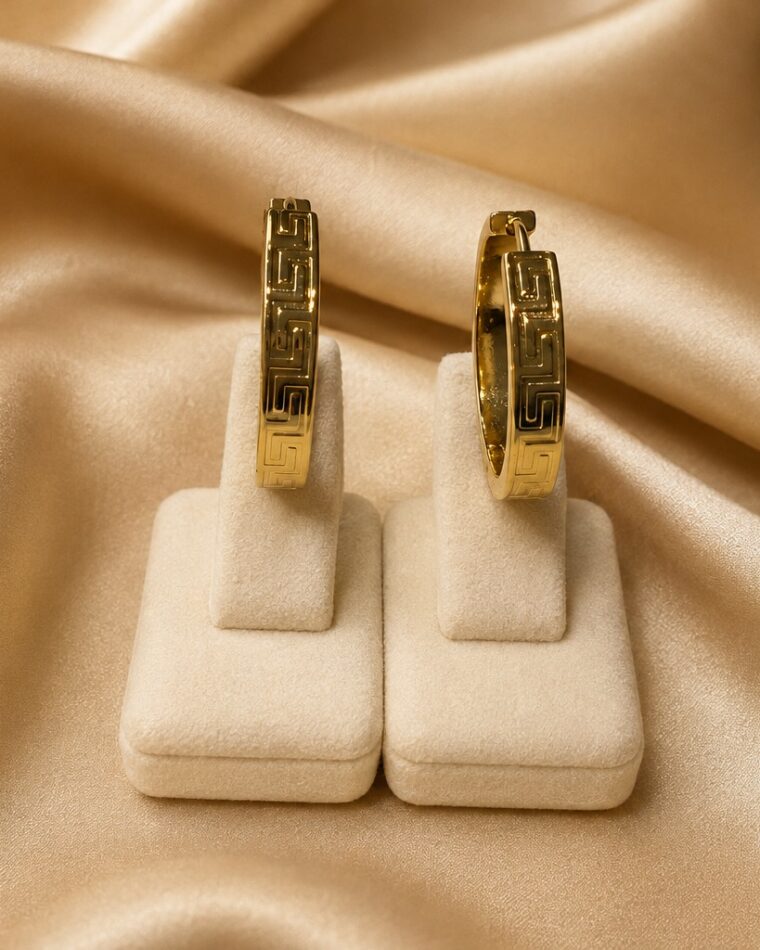 Geometric Hoop Earrings