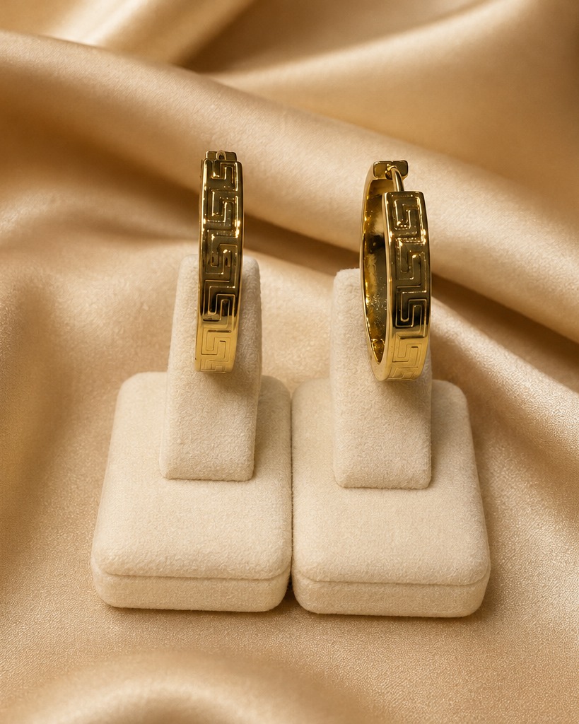 Geometric Hoop Earrings
