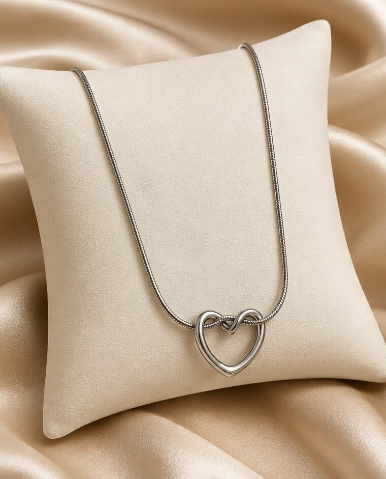 Hollow Heart Necklace