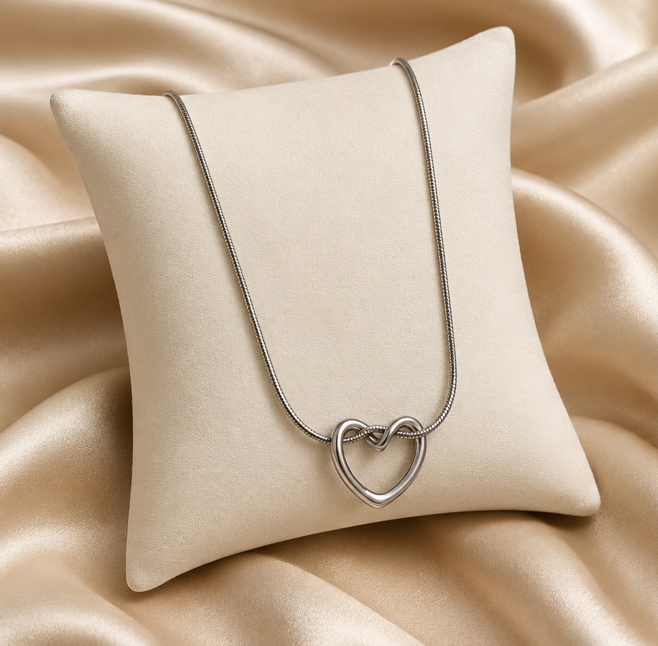 Hollow Heart Necklace