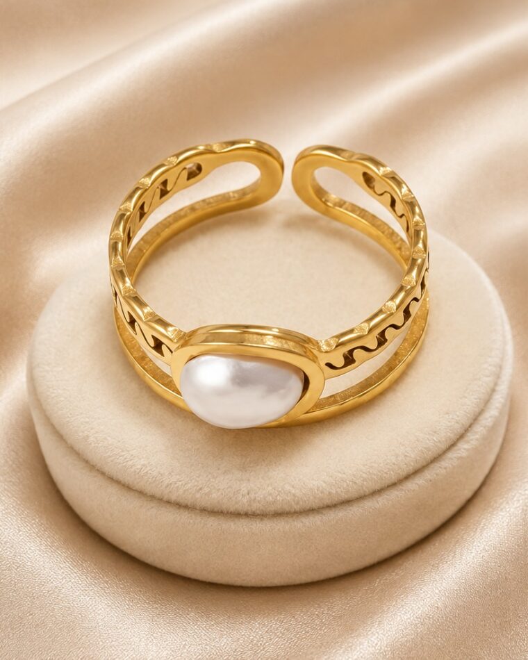 Imitation Pearl Ring