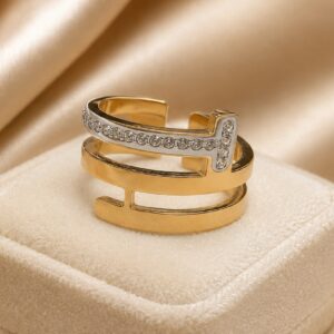 Layered Zirconia Ring