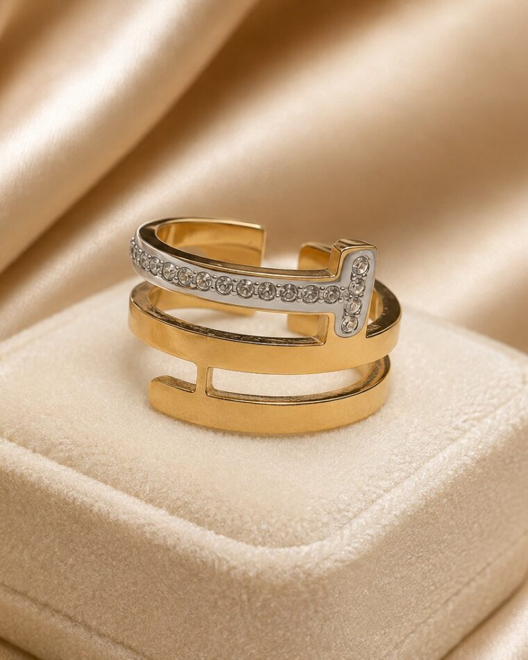 Layered Zirconia Ring