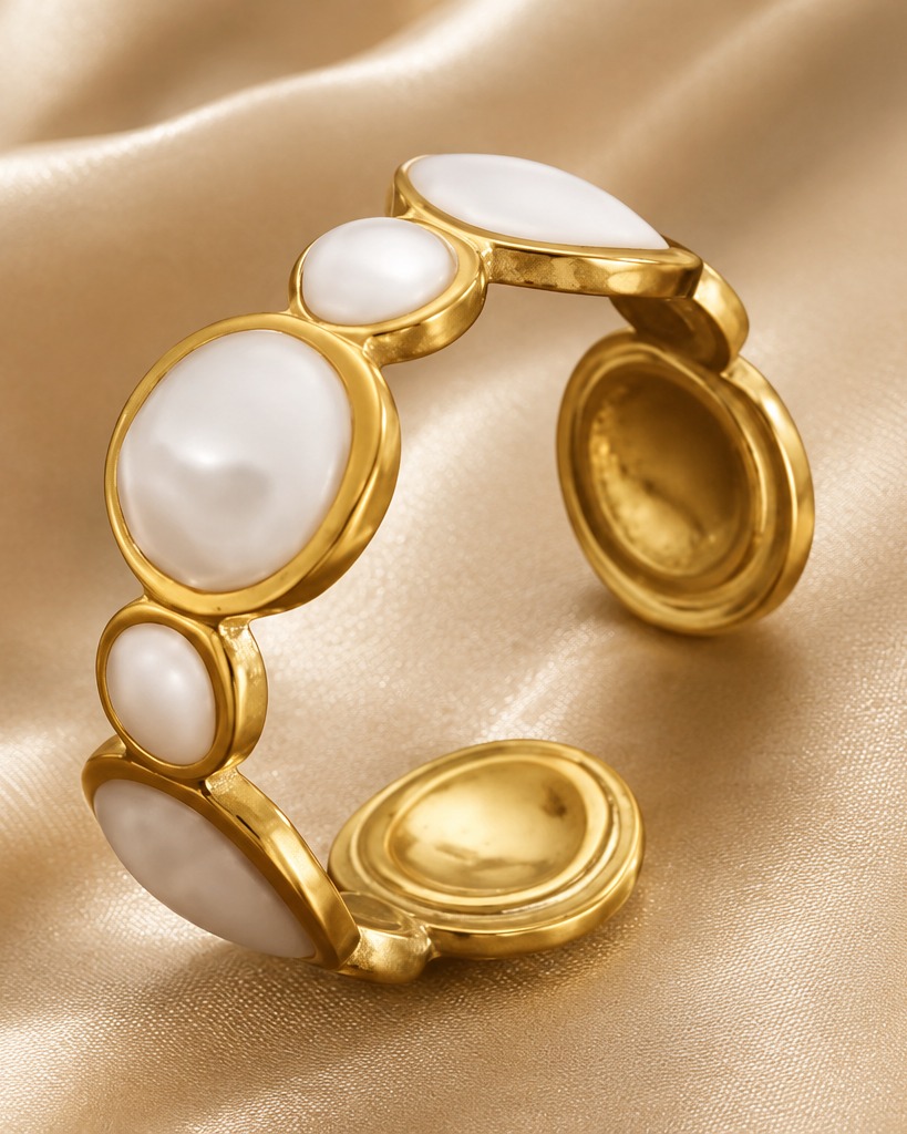 Pearl Drip-Oil Ring
