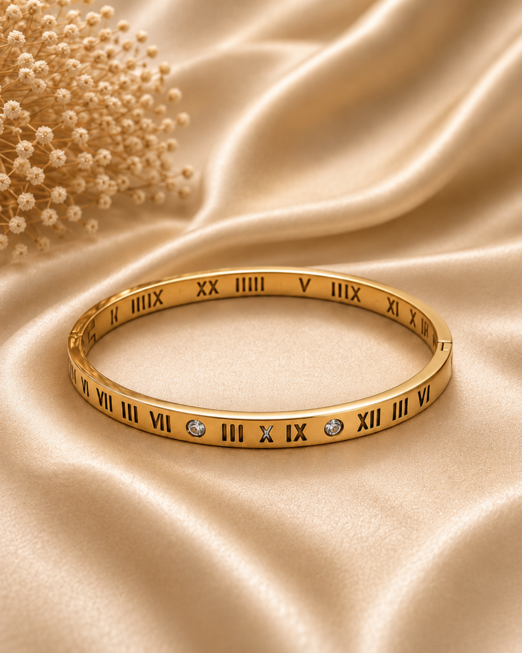 Roman Numeral Bangle